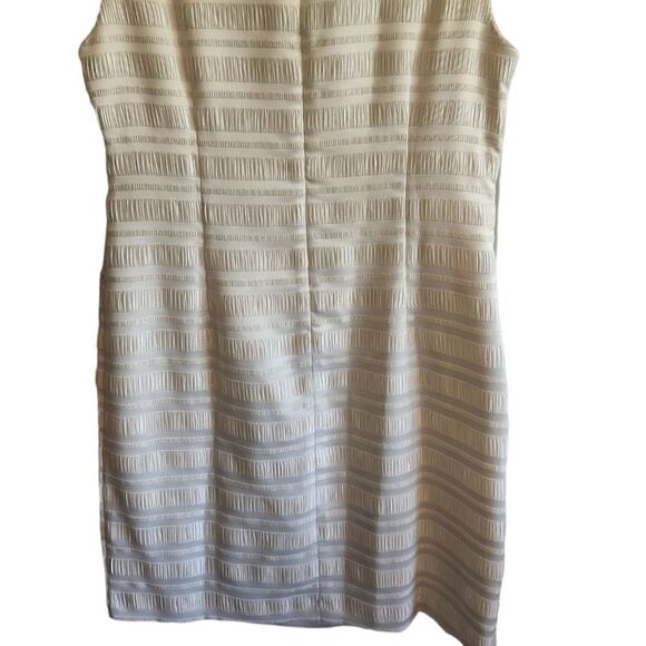 STUDIO I Ivory Pearl Sheath Dress - Picture 4 of 10